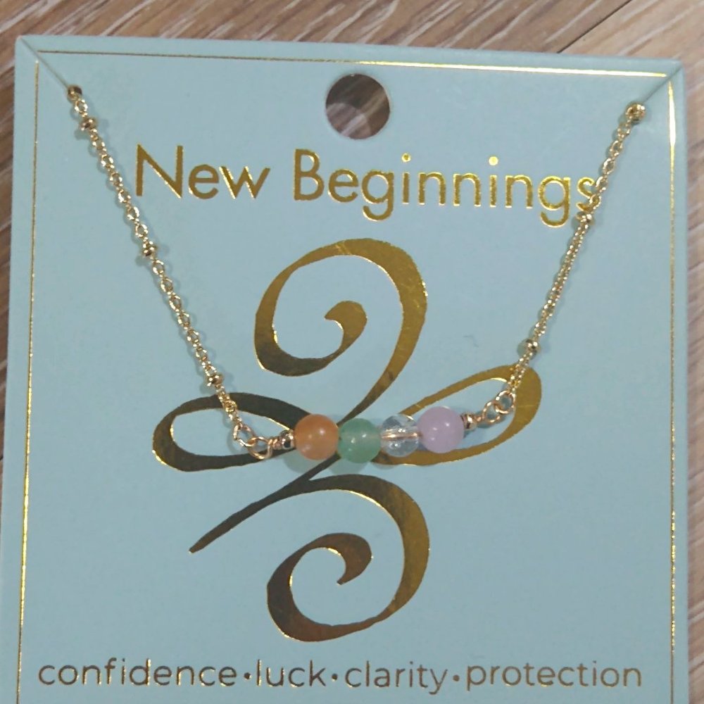 New Beginnings Crystal Necklace
